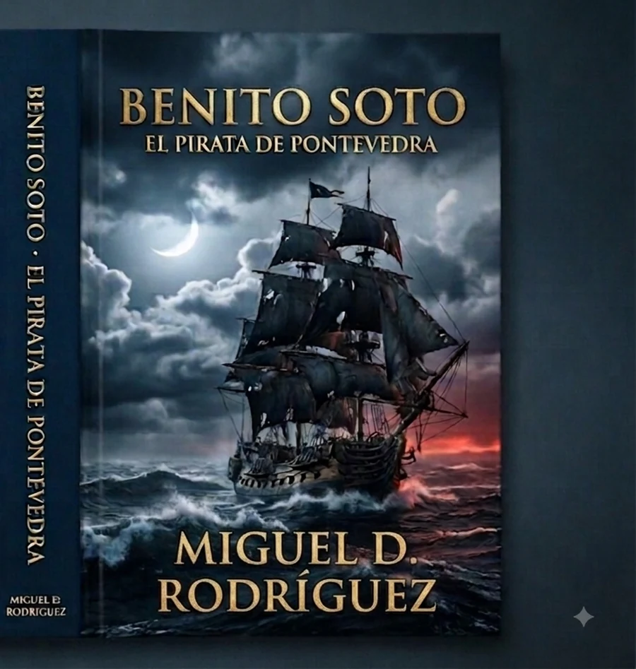Portada de Benito Soto, El Pirata De Pontevedra de Miguel D. Rodríguez